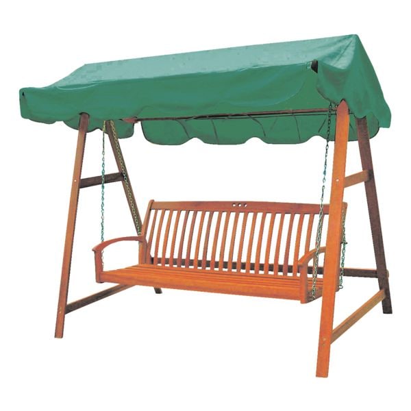 Garden Pleasure Holz-Hollywoodschaukel für 3 Personen »Miami« braun, 200x180 cm