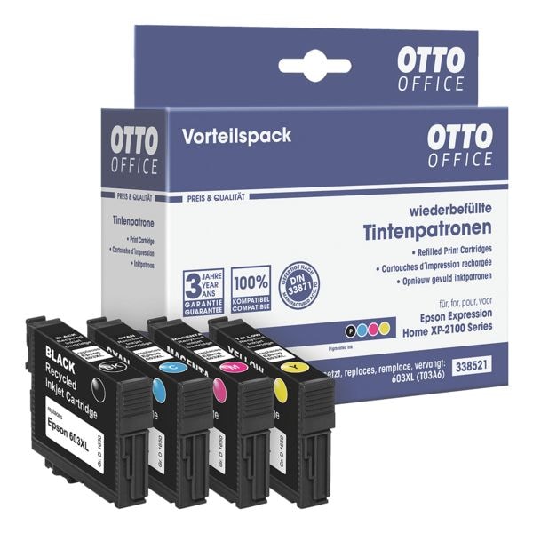 OTTO Office Tintenpatronen-Set für Epson 603XL CYMK blau