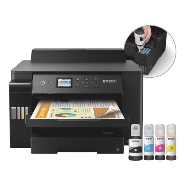 Epson Farb-Tintenstrahldrucker »EcoTank ET-16150« schwarz, 51.5x30x50 cm