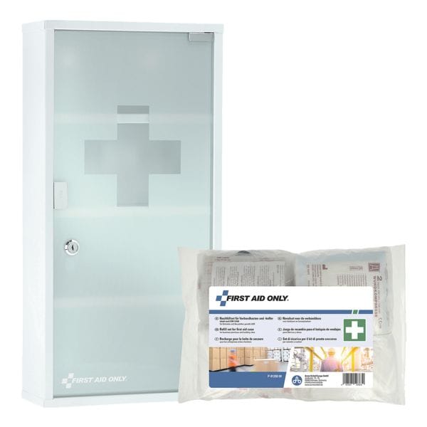 First Aid Only Verbandschrank »P-10203-13169« mit DIN 13169 Füllung weiß, 30x60x12 cm