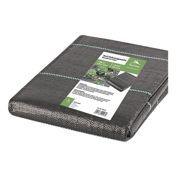 Tercasa Unkrautgewebe 10 m² schwarz