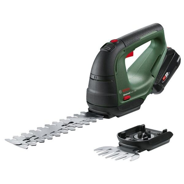 BOSCH Akku-Strauch- und Grasscheren-Set Advanced Shear 18V-10 mit Akku und Ladegerät