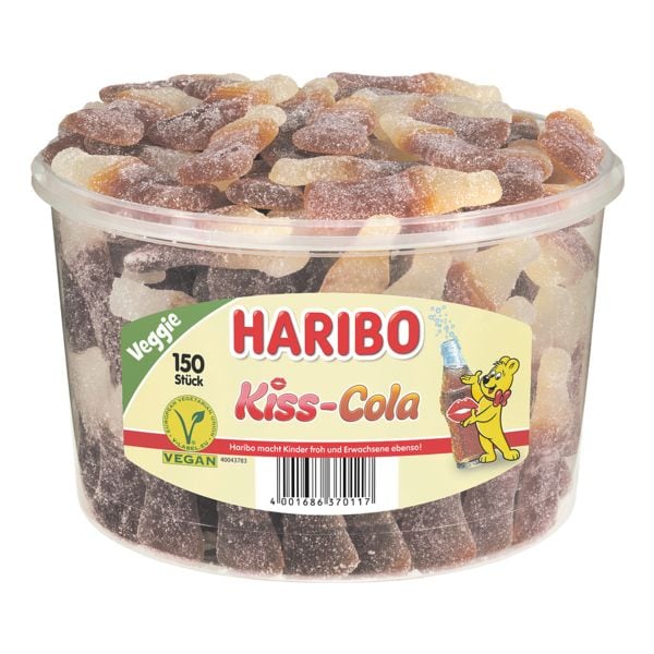 Haribo Fruchtgummi »Kiss-Cola vegan« 1350g