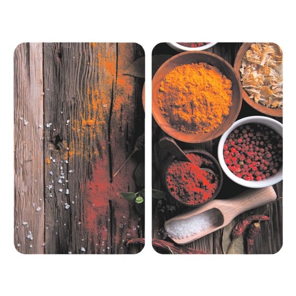 Wenko 2er-Set Herdabdeckplatte Universal »Gewürze«, 30x52 cm