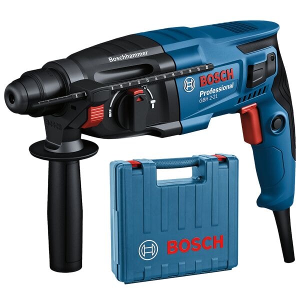 BOSCH Bohrhammer SDS plus »GBH 2-21« inkl. Koffer blau, 8.8x20.5x20.5 cm