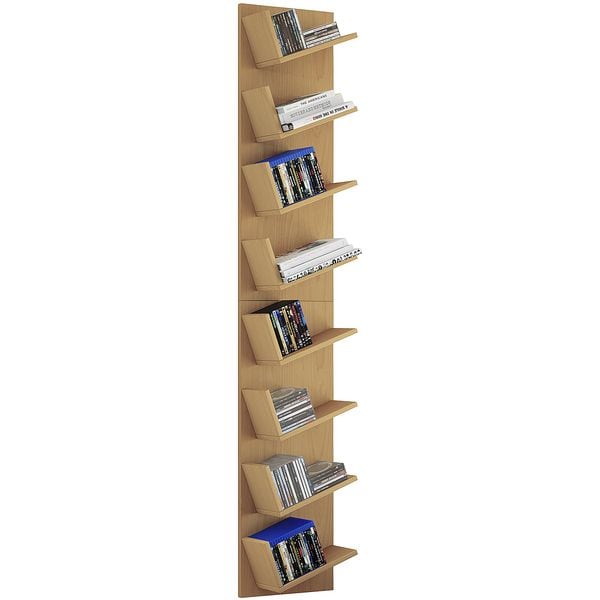 VCM Morgenthaler Bücher-/CD-Regal »Lansi Maxi« braun, 33x180x16 cm