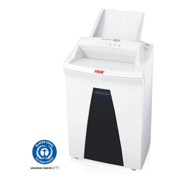 HSM Aktenvernichter »SECURIO AF300« 4,5x30 mm Partikelschnitt bis 14 Blatt weiß, 24x74x38.1 cm