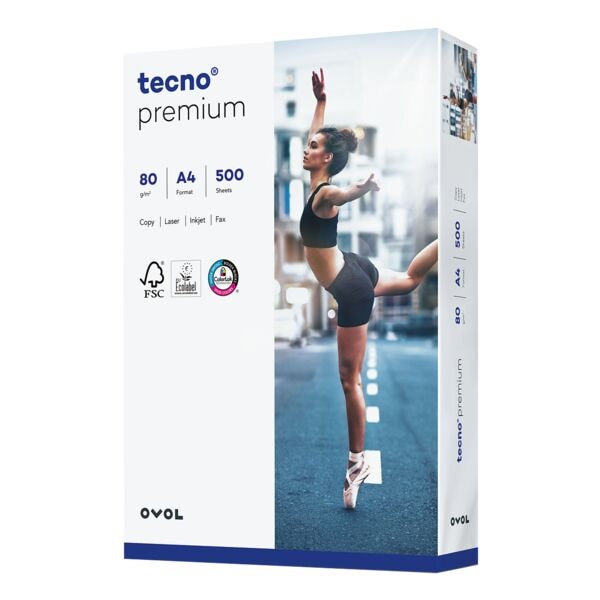 tecno Multifunktionales Druckerpapier »Premium« weiß