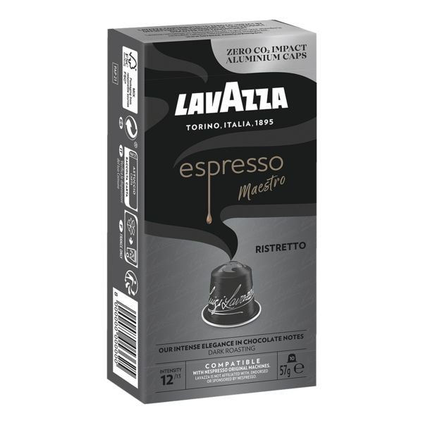 Lavazza 10er-Pack Kaffeekapseln »Espresso Maestro Ristretto« 57 g braun