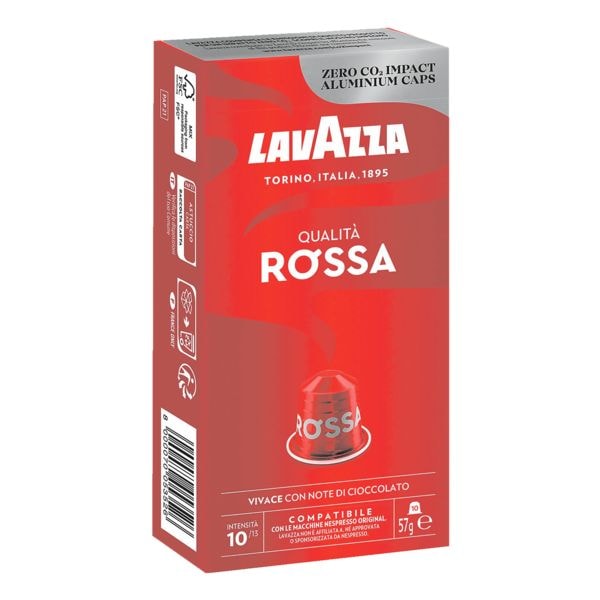 Lavazza 10er-Pack Kaffeekapseln »Espresso Qualità Rossa« 57 g braun