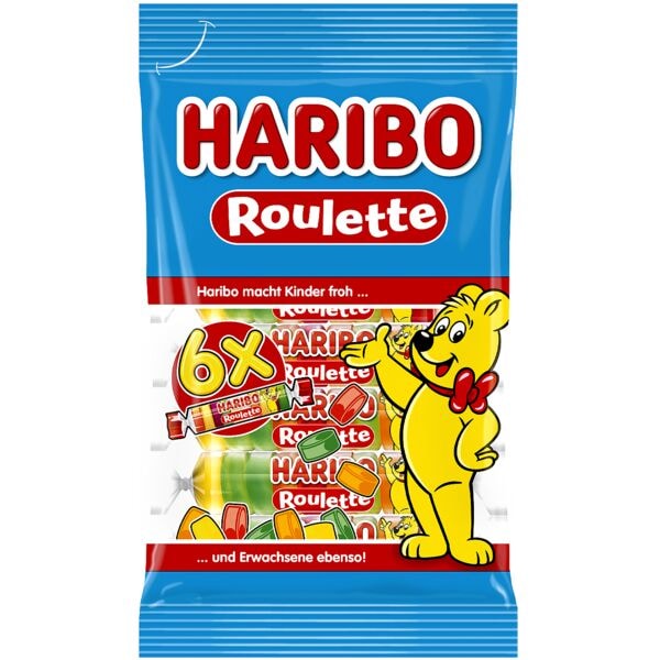 Haribo Fruchtgummi »Roulette« 6 x 25 g