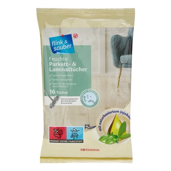 flink & sauber Feuchte Parkett- & Laminattücher