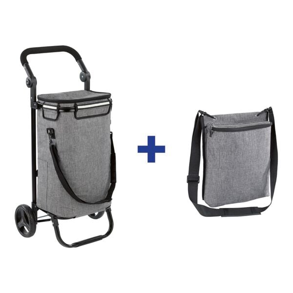 Wenko Einkaufstrolley »Thermo & Comfort« grau, 98x42x54.5 cm