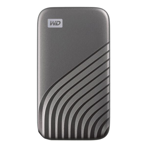 WD Mobile Festplatte »My Passport SSD« 4 TB space gray grau, 5.5x0.9x10 cm