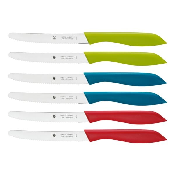 WMF 6-teiliges Vespermesser-Set - Bunt mehrfarbig