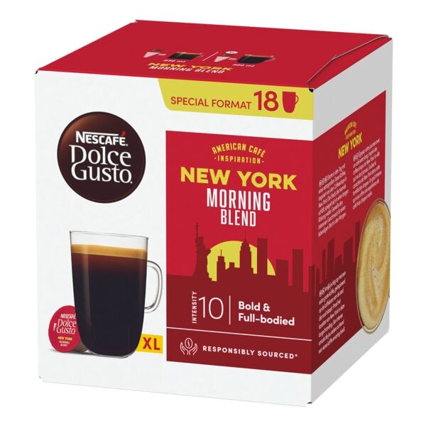 Nescafe Dolce Gusto 18er-Pack Kaffeekapseln »Dolce Gusto - New York Morning Blend«