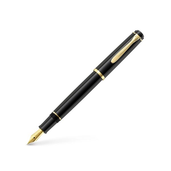 Pelikan Füller »Classic P200« schwarz / gold M (mittel) schwarz