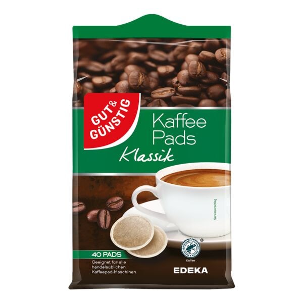 Gut & Günstig Kaffeepads »Klassik« 40 Pads