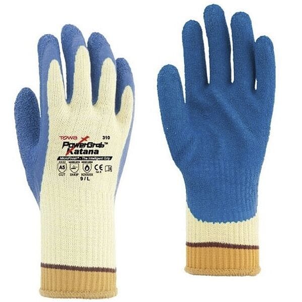 TOWA Schnittschutzhandschuhe »PowerGrab Katana« L blau