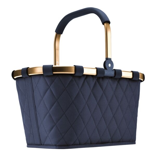 Reisenthel Einkaufskorb »carrybag rhombus midnight gold« blau, 48x29x28 cm