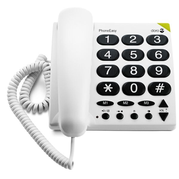 DORO GMBH Schnurgebundenes Telefon »PhoneEasy 311c« weiß