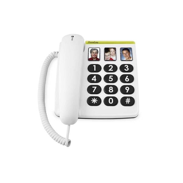 Doro GMBH Schnurgebundenes Telefon »PhoneEasy 331ph« weiß weiß, 17.3x20.5x8.5 cm