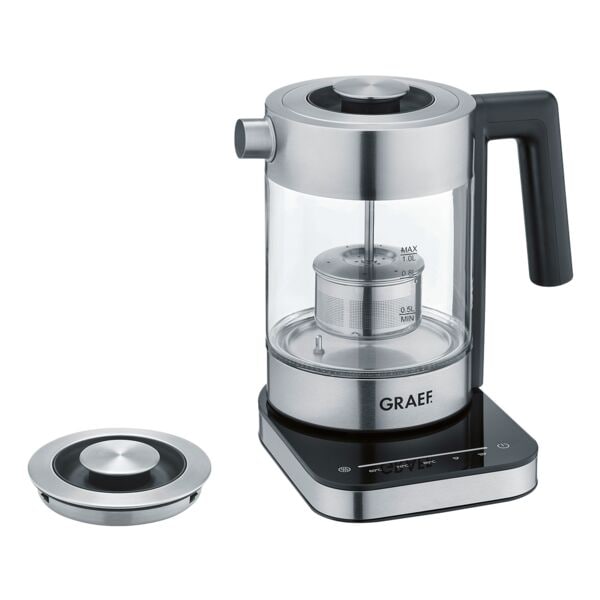 Graef Glas-Wasserkocher »Family Line WK350EU« - 1 L transparent, 23x23.5x20.4 cm