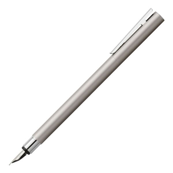 Faber-Castell Füller »Neo Slim Edelstahl« M glänzend grau