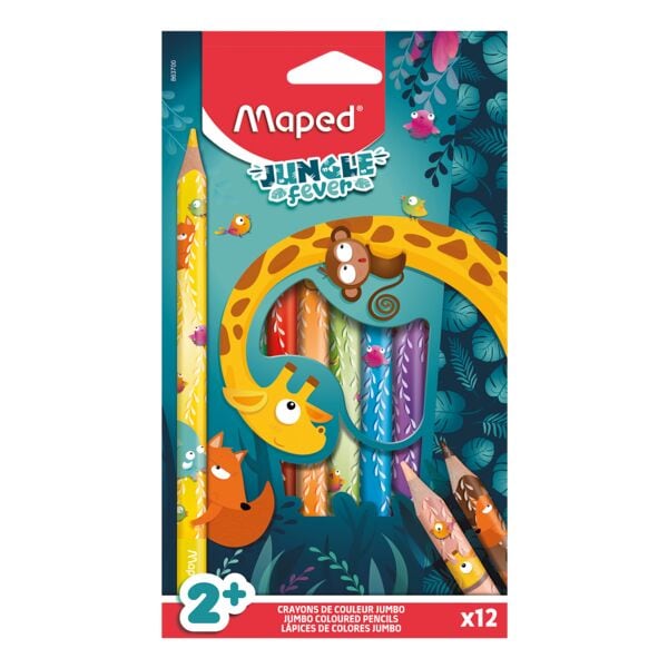 Maped 12er-Set Buntstifte »Jungle Fever Jumbo«