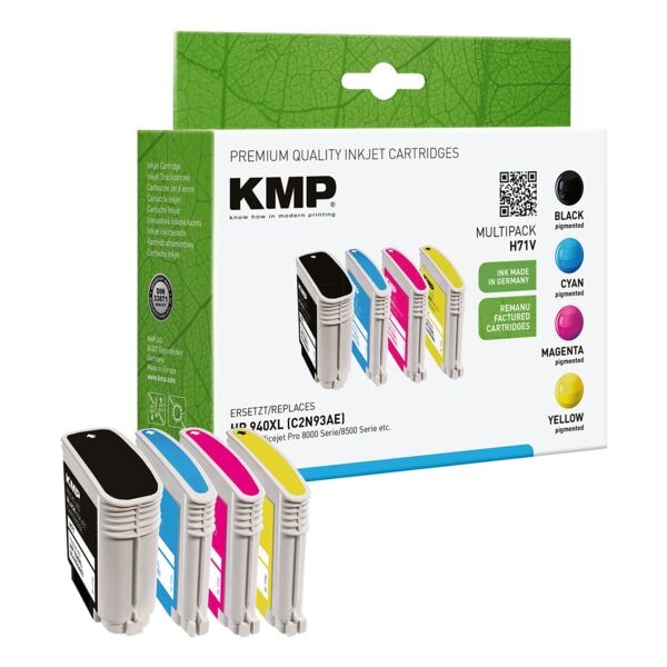 KMP Tintenpatronen-Set ersetzt HP »940XL« schwarz