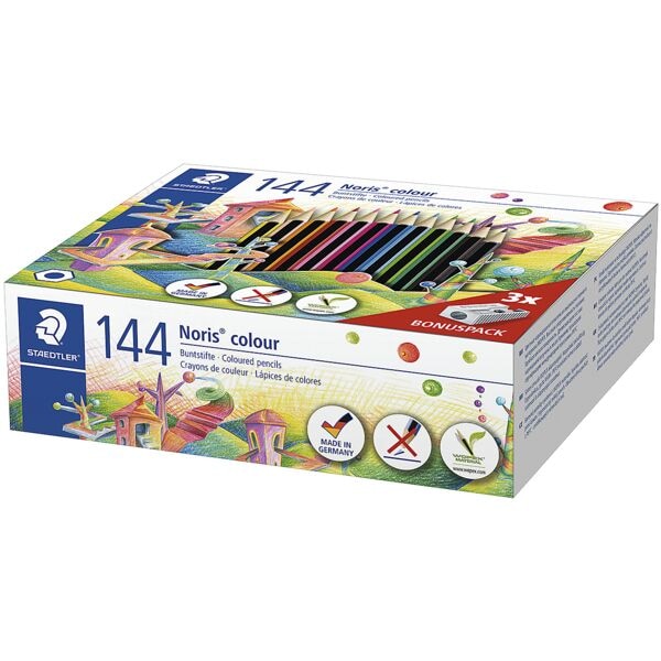 Staedtler 144er-Pack Buntstifte »Noris colour« im Kartonetui braun