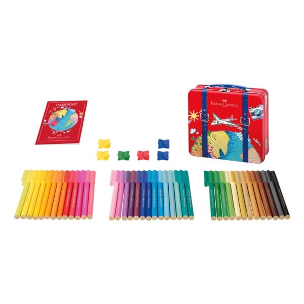 Faber-Castell (Schule) Connector Filzstift-Set »Reisekoffer«