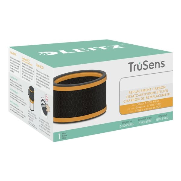 Leitz Ersatz-Aktivkohlefilter Gerüche & VOC für Luftreiniger »TruSens Z-1000« schwarz, 17x8.3 cm