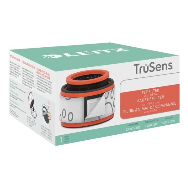 Leitz 3-in-1 HEPA-Filtertrommel gegen Haustiergerüche für Luftreiniger »TruSens Z-1000, 16.95x8.3 cm