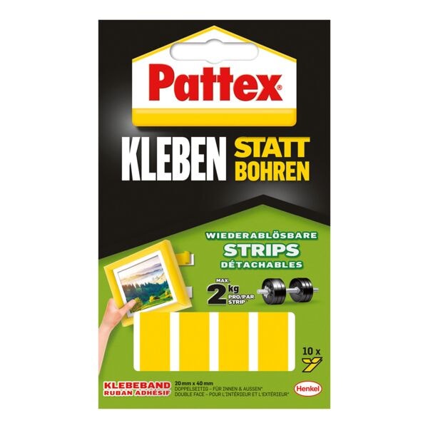 Pattex Montage-Klebestrips »Kleben statt Bohren«
