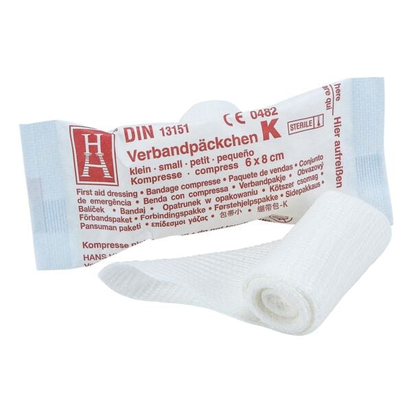 First Aid Only Verbandpäckchen Mullbinde 6 x 8 cm