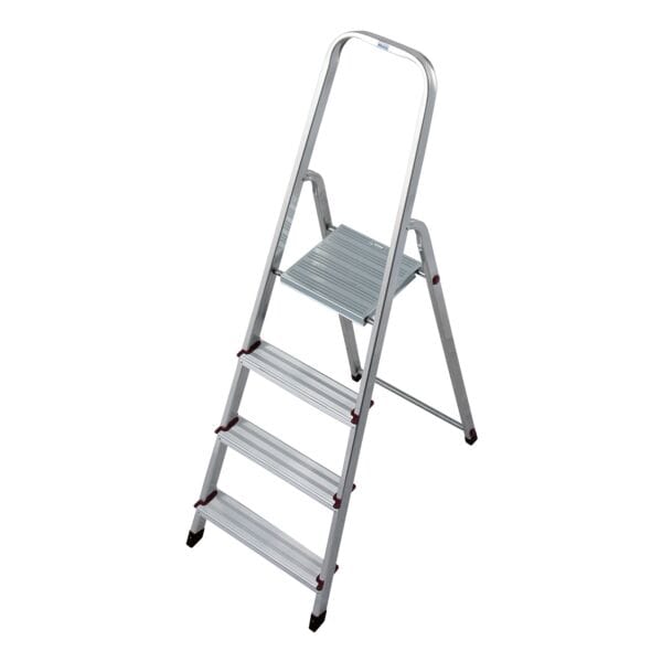 Krause Stehleiter »CORDA« 4 Stufen silber, 150 cm