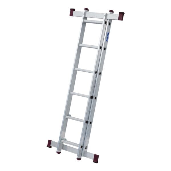 Krause Leitergerüst »CORDA« 2x 6 Sprossen grau, 170 cm