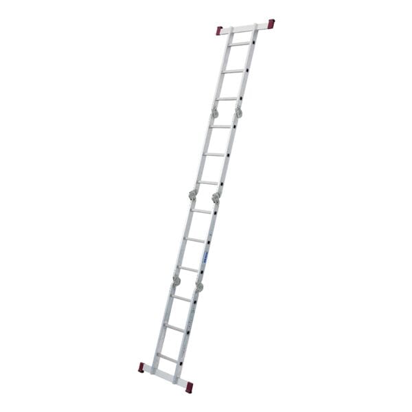 Krause Gelenk-Universalleiter »CORDA« 4x3 Sprossen grau, 35x100x28 cm