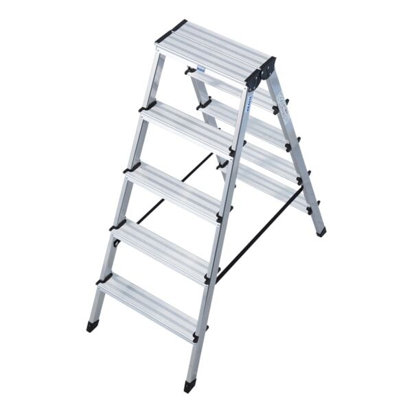 Krause Doppelleiter »MONTO Dopplo« 2x 5 Stufen silber, 118 cm