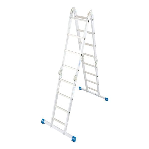 Krause Sprossen-Gelenk-Universalleiter »STABILO« 16 Sprossen grau, 40x130x30 cm