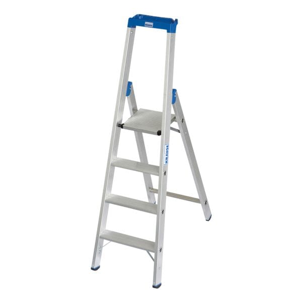 Krause Stehleiter »STABILO« 4 Stufen silber, 175 cm