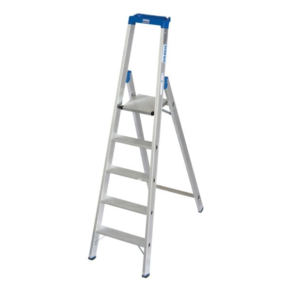 Krause Stehleiter »STABILO« 5 Stufen silber, 200 cm