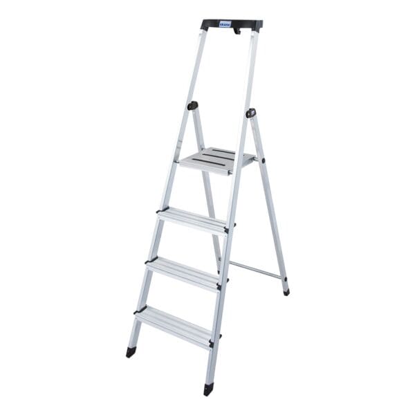 Krause Stehleiter »MONTO Safety« 4 Stufen silber, 160 cm