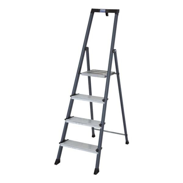 Krause Stehleiter »MONTO Securo« 4 Stufen silber, 160 cm