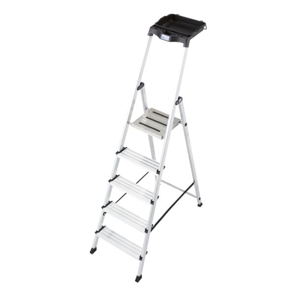 Krause Stehleiter »MONTO Secury» 5 Stufen silber, 185 cm