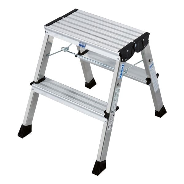 Krause Doppel-Klapptritt »MONTO Rolly« 2x 2 Stufen gelb gelb, 40x55x20 cm