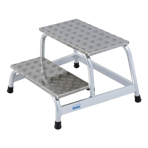 Krause Montagetritt »STABILO« 2 Stufen grau, 68x40x53 cm