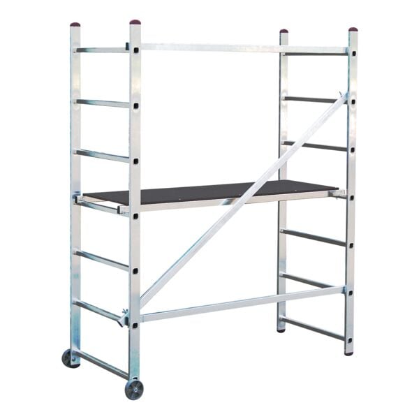 Krause Kleingerüst »CORDA« 2x 7 Sprossen grau, 195 cm