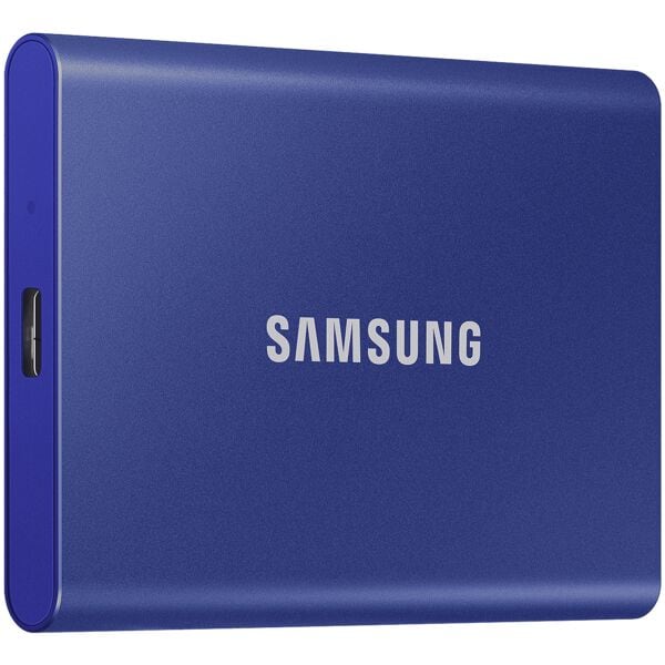 Samsung Externe Festplatte »Portable T7« blau 1000 GB blau, 8.5x5.7x0.8 cm